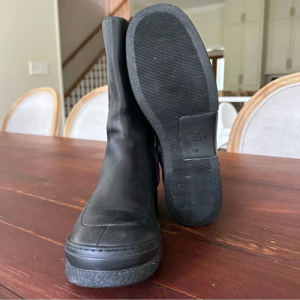Gucci Leather Boots vintage - Picture 7 of 13